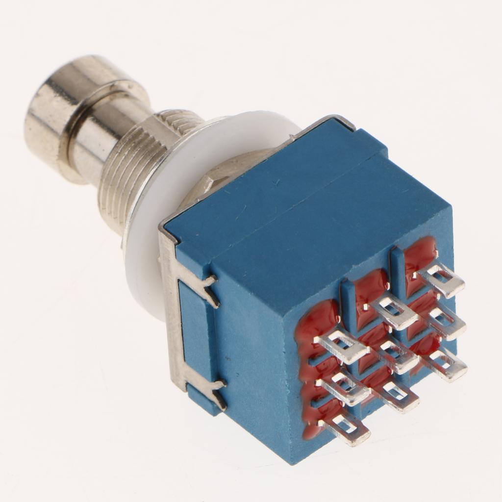 9 Chân Hộp Dậm Chân Đàn Guitar Tác Dụng Bàn Đạp Chân Công Tắc Thật Bỏ Qua Cho Điện Harmonix, T Rex, retro FX