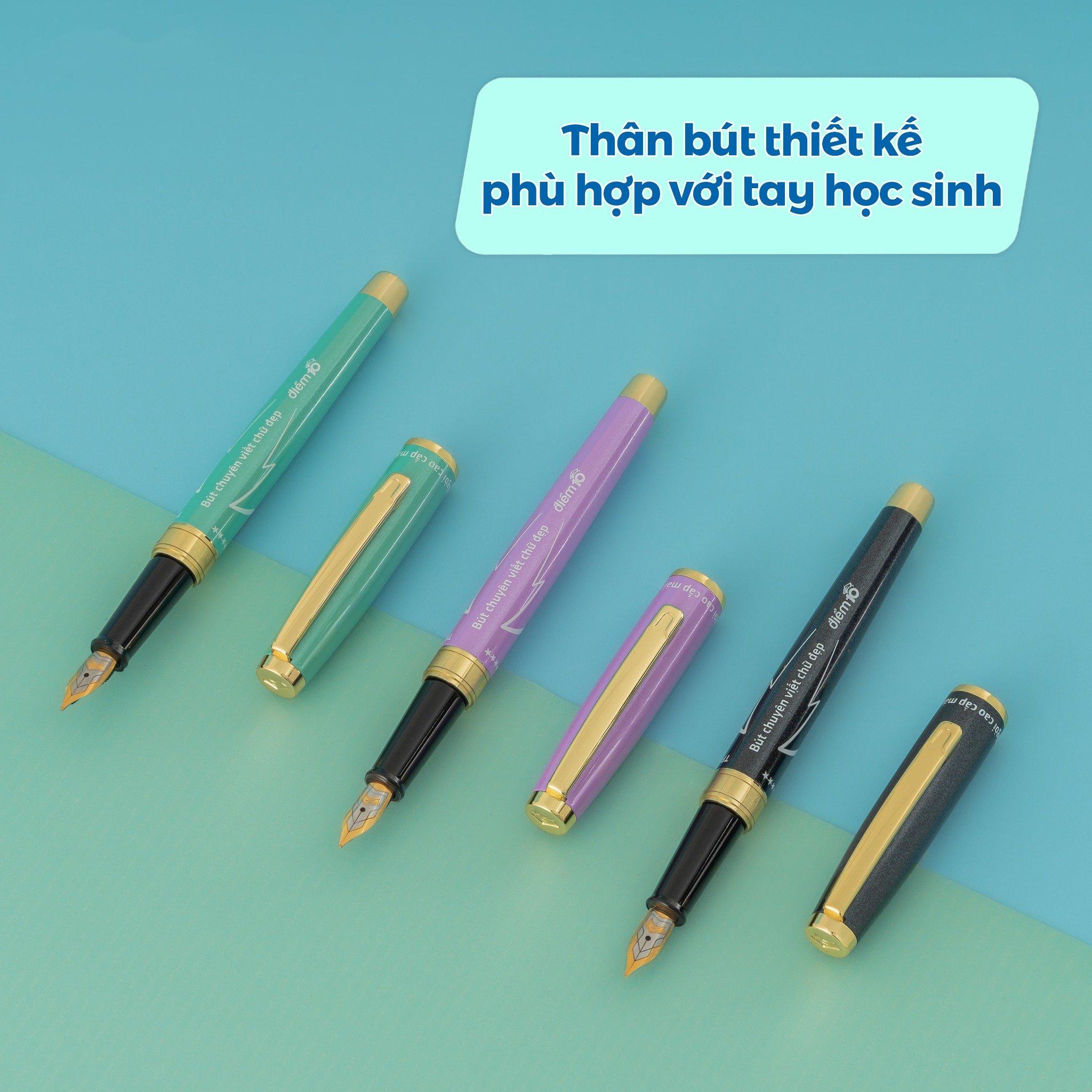 Bút máy Thiên Long TP-FTC09 - Bút viết chữ đẹp - Tặng 05 ống mực