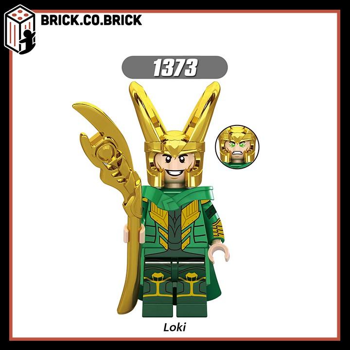 Lắp ráp Đồ chơi Siêu Anh Hùng Doctor Doom The Stream Người sắt Quyền Trượng Loki MCU X0271