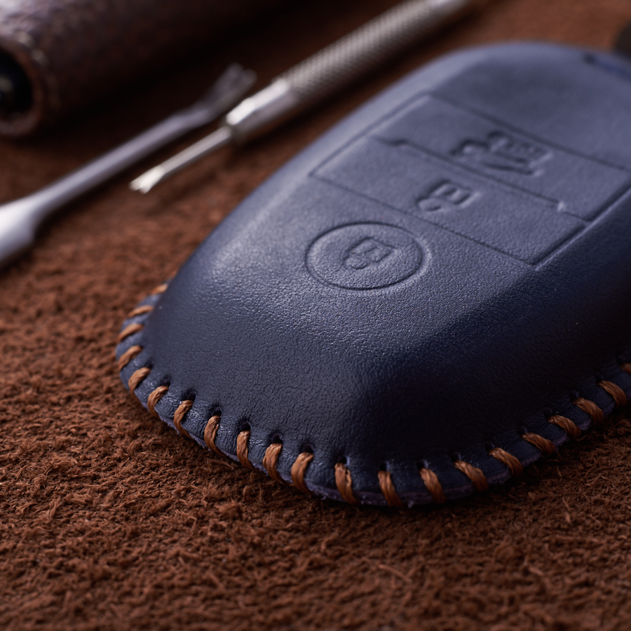 Bao Da Chìa Khóa Ô Tô Handmade dành cho Kia Sorento 2015/2017 Da Bò