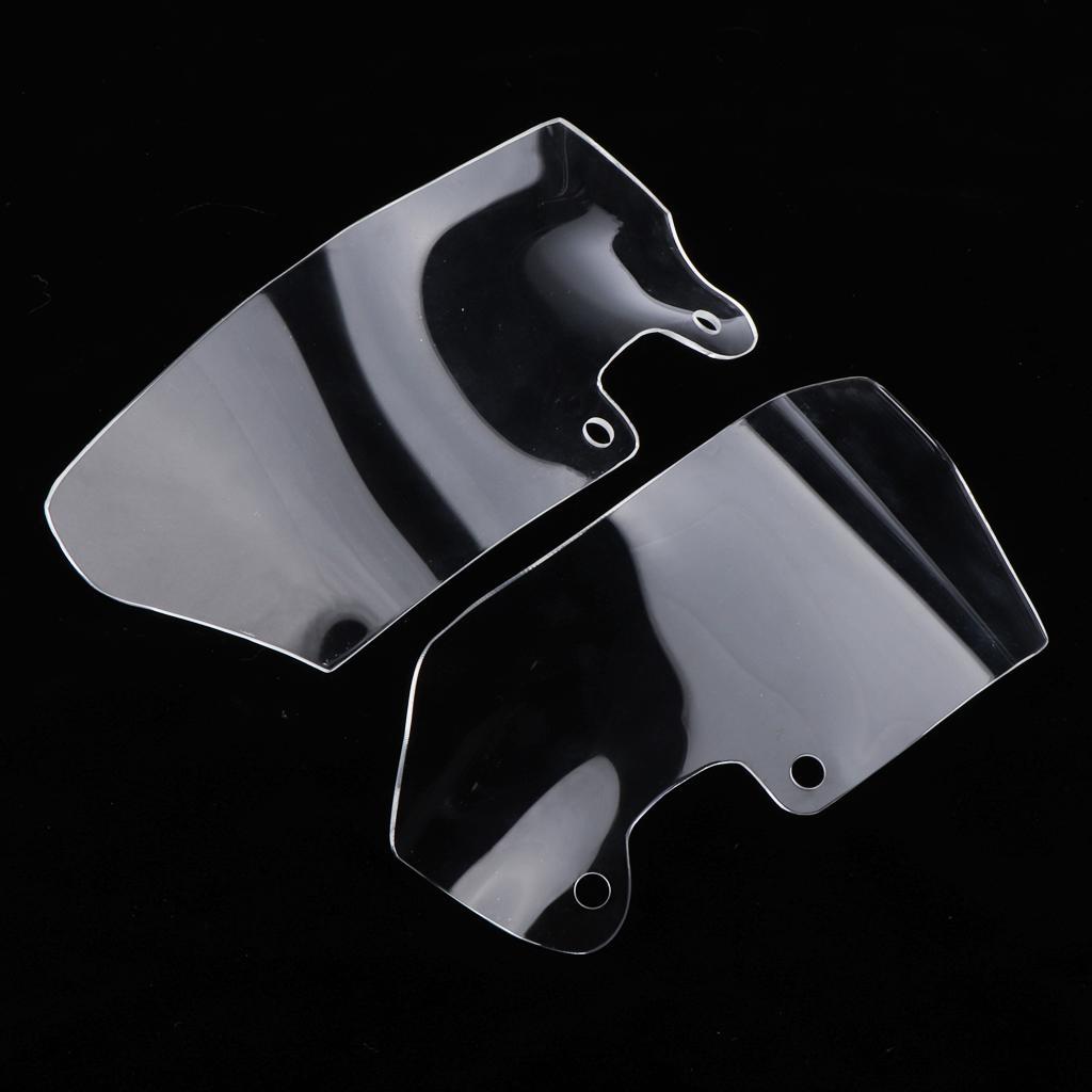 1 Pair Motorcycle Windshield  Deflectors for   Clear