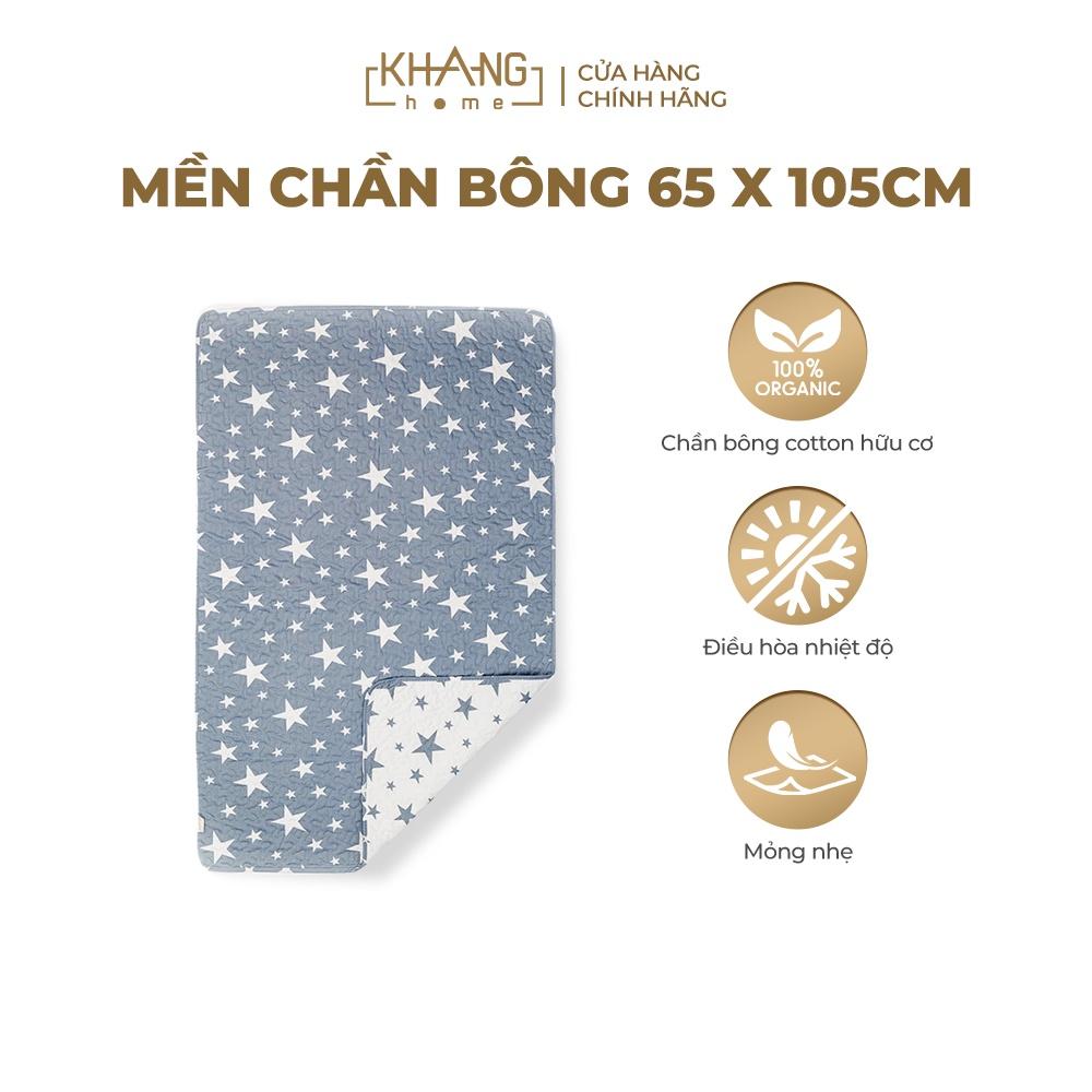 [80x125cm] Mền Bông Trẻ Em Khang Home Ấm Áp Cho Giấc Ngủ Của Bé Size 80x125cm