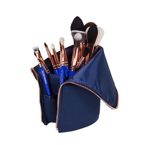Bộ Cọ Trang Điểm Bdellium GOLDEN TRIANGLE PHASE II COMPLETE 15PC. BRUSH SET WITH POUCH