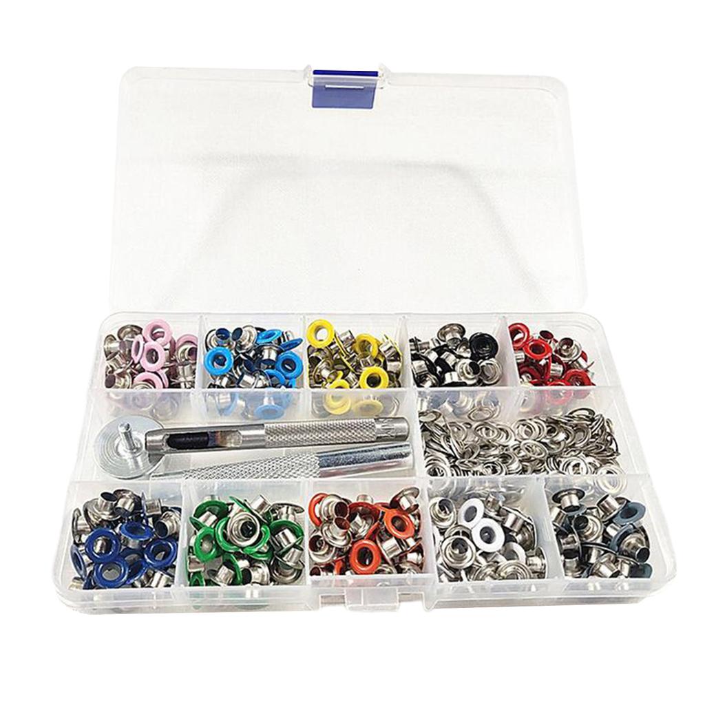 Dây Giả Khóa Grommet Gắn Dụng Cụ Làm Đồ Da Thủ Công Đinh Tán Thay Thế