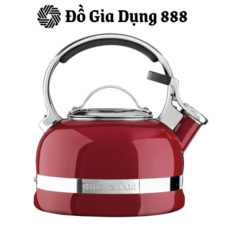 Ấm Đun Nước Bếp Từ Thổi Sáo KITCHENAID, Dung Tích 1.9L, Chất Liệu Thép Không Gỉ, Dùng Cho Mọi Loại Bếp, Nhập Đức
