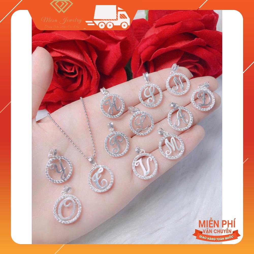 DÂY CHUYỀN MẶT CHỮ CÁI - BẠC TA CAO CẤP