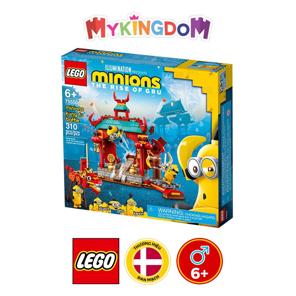 Đồ Chơi LEGO MINIONS Trận Chiến Kung Fu 75550