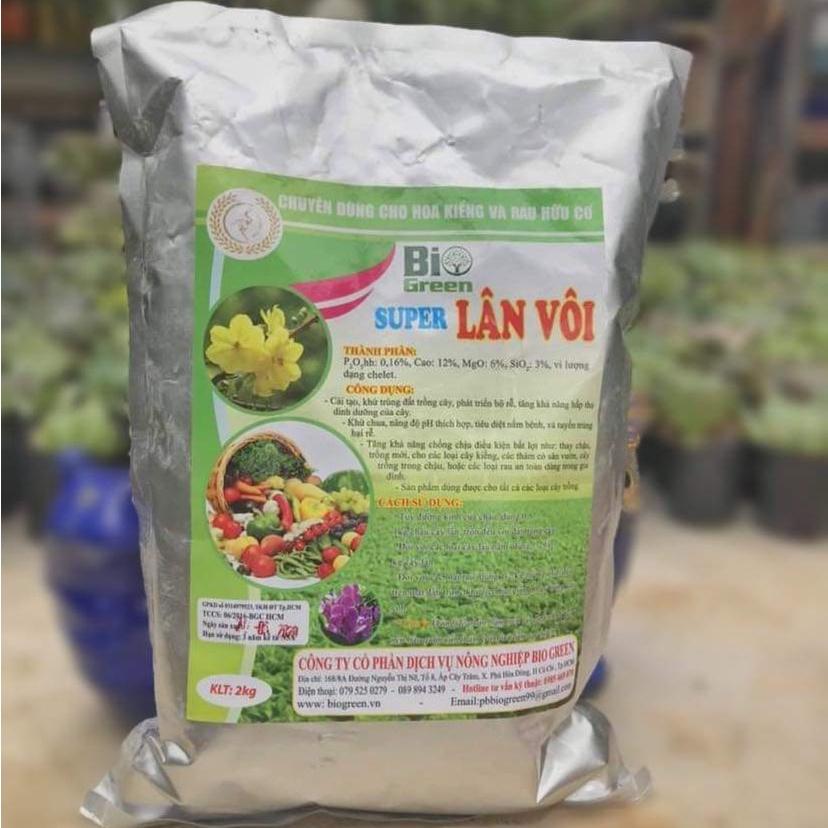 Lân Vôi Bio Green cải tạo và khử trùng đất