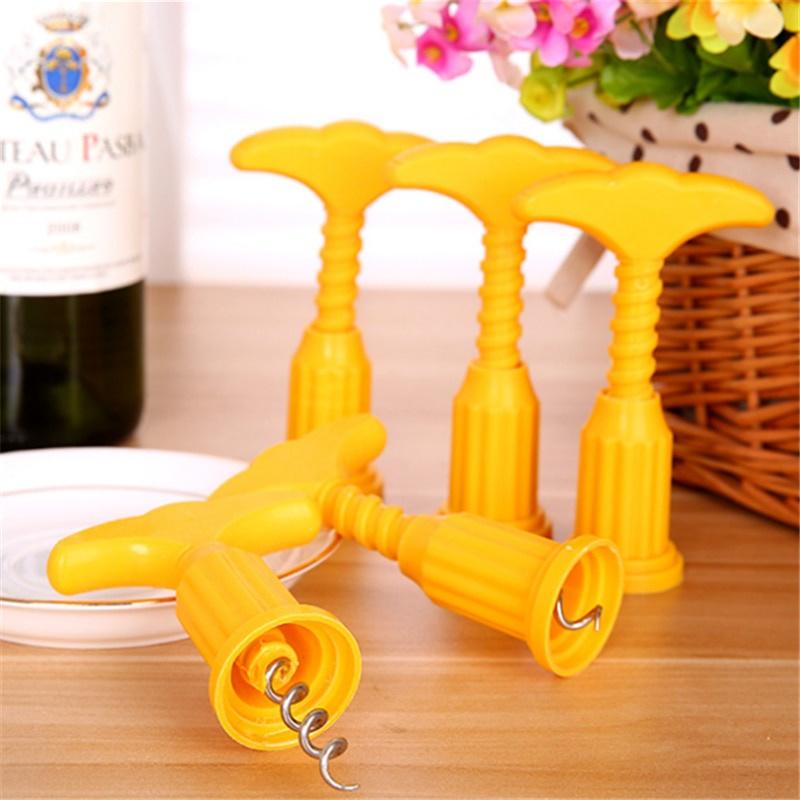 Mini Creative Multifunctional Stainless Steel Wine Bottle Opener Red Corkscrew Wine Opener Bar Kitchen Tools Gadgets Accessories