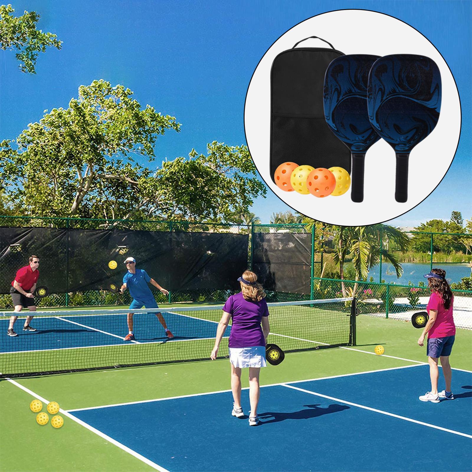 Pickleball Paddles Set and Storage Bag for Indoor and Outdoor Tournament
