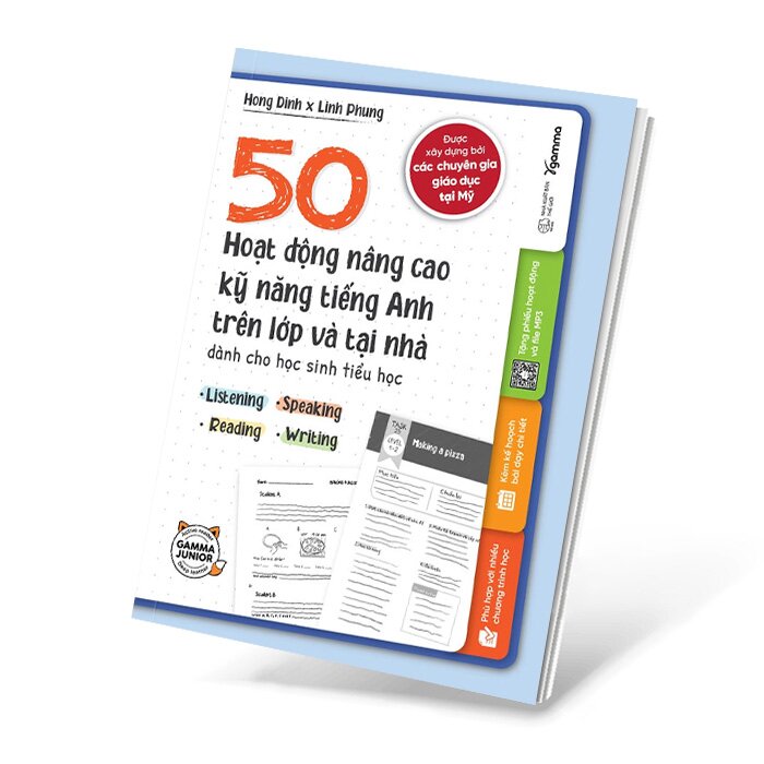 Sách - 50 Hoạt Động Nâng Cao Kỹ Năng Tiếng Anh Trên Lớp Và Tại Nhà Dành Cho Học Sinh Tiểu Học