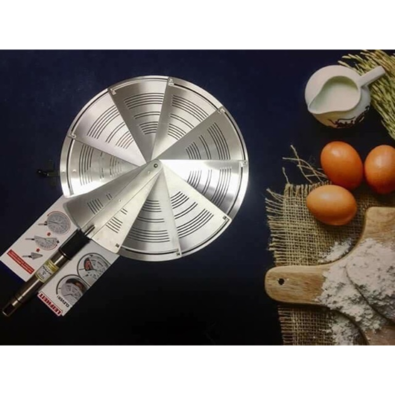 Vung Chắn Dầu LEIFHEIT, Đường Kính 30cm, Chất Liệu Thép Không Gỉ, Dễ Vệ Sinh, Tay Cầm Cách Nhiệt, Nhập Đức