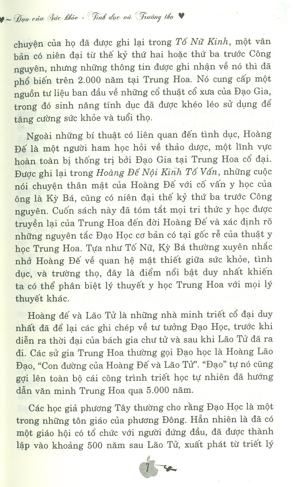 Đạo Của Sức Khỏe Tình Dục Và Trường Thọ