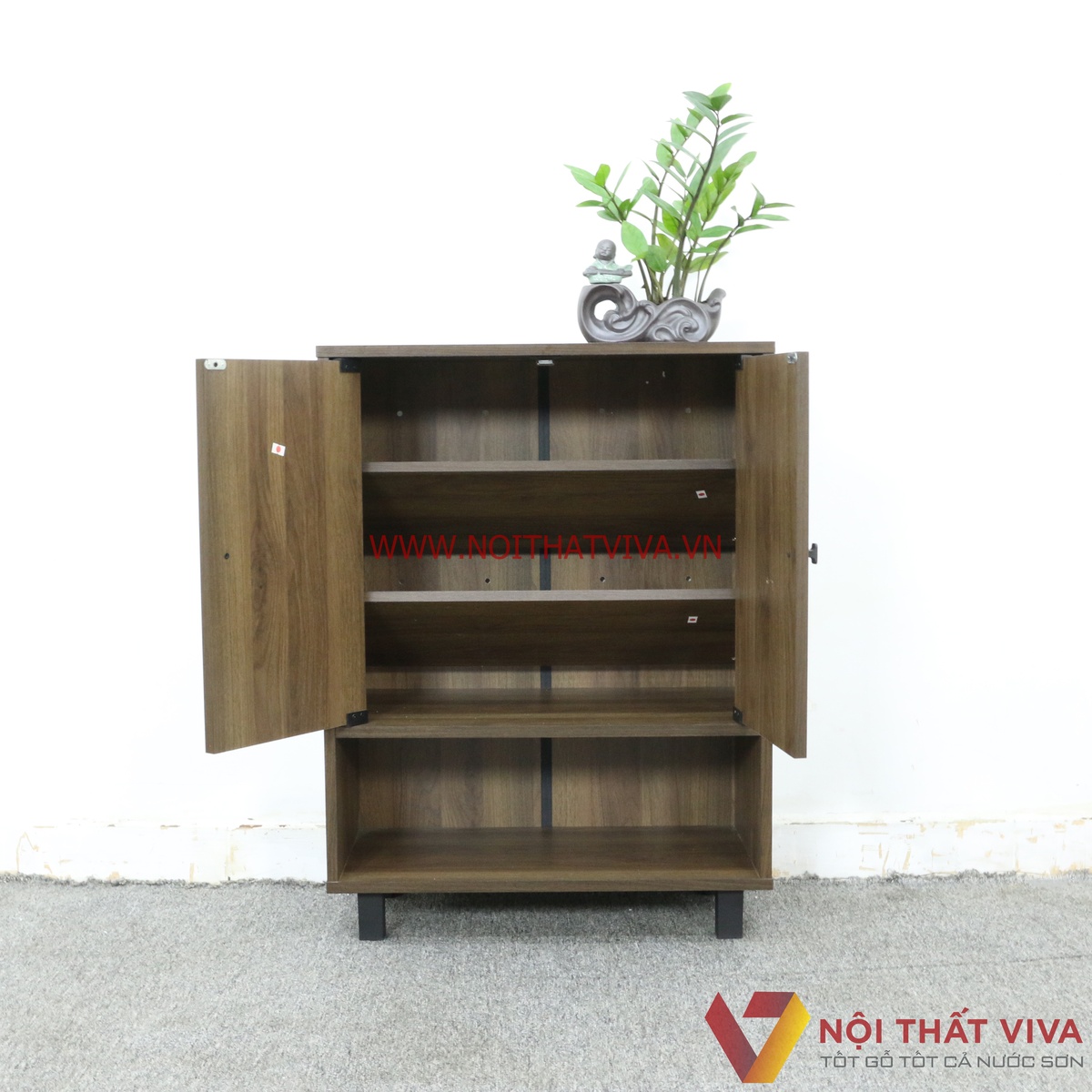 Tủ Để Giày Dép Bằng Gỗ Công Nghiệp 4 Tầng Nhập Khẩu Hiện Đại Đẹp Giá Rẻ