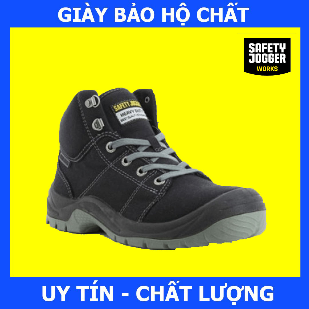 Giày Bảo Hộ Safety Jogger Desert 117 Chất Da Thật, Chống Trơn Trượt, Chống Va Đập