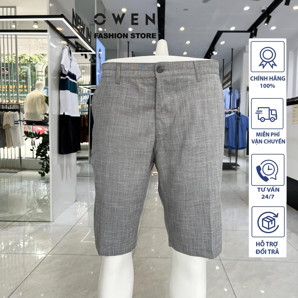 Quần short tây nam owen màu xám sáng ST231282