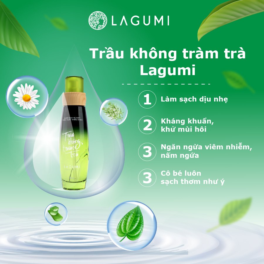 Bộ sản phẩm dưỡng da và vệ sinh LAGUMI