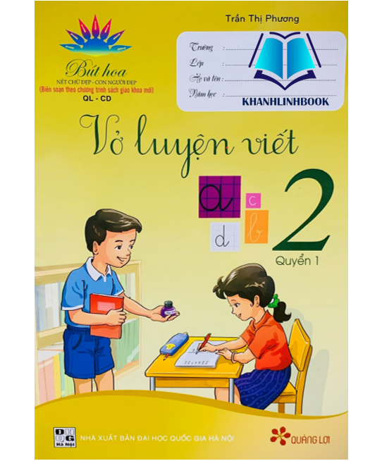 Sách - Vở luyện viết 2 quyển 1