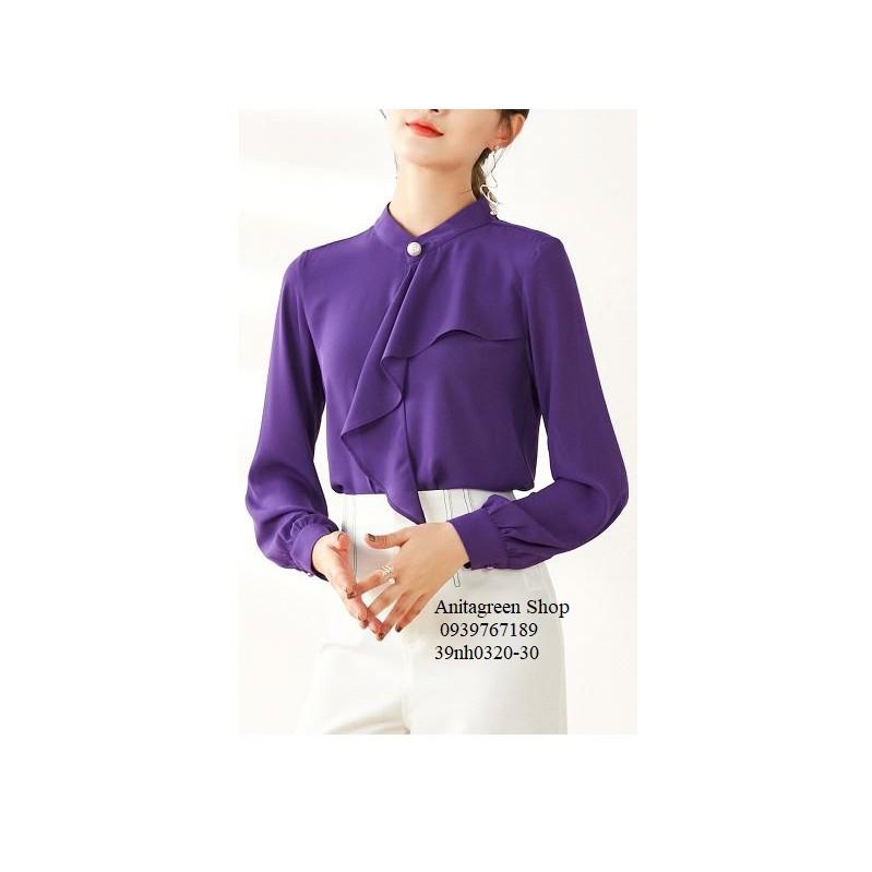 39nh0320-ÁO SƠ MI CÔNG SỞ BÈO s-6xl
