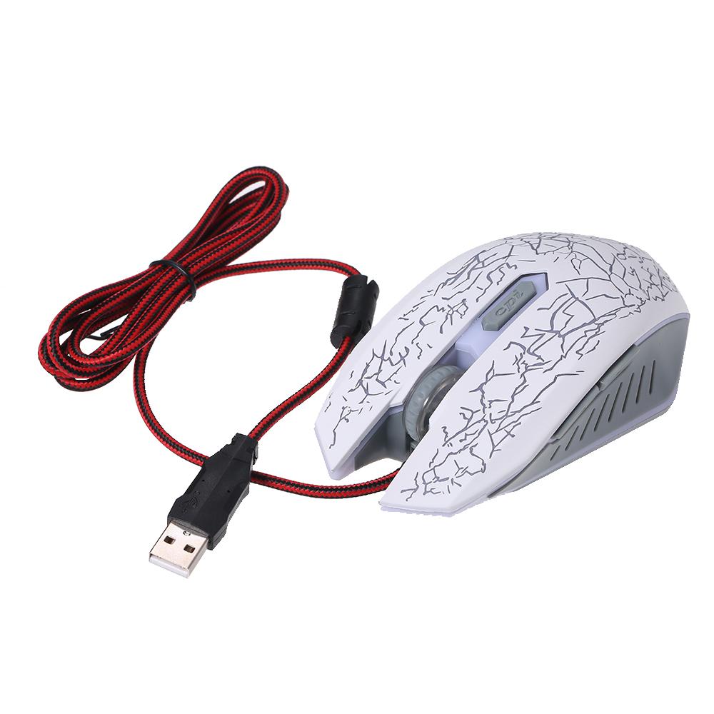 Chuột chơi game Có dây RGB Công thái học chơi game USB PC
