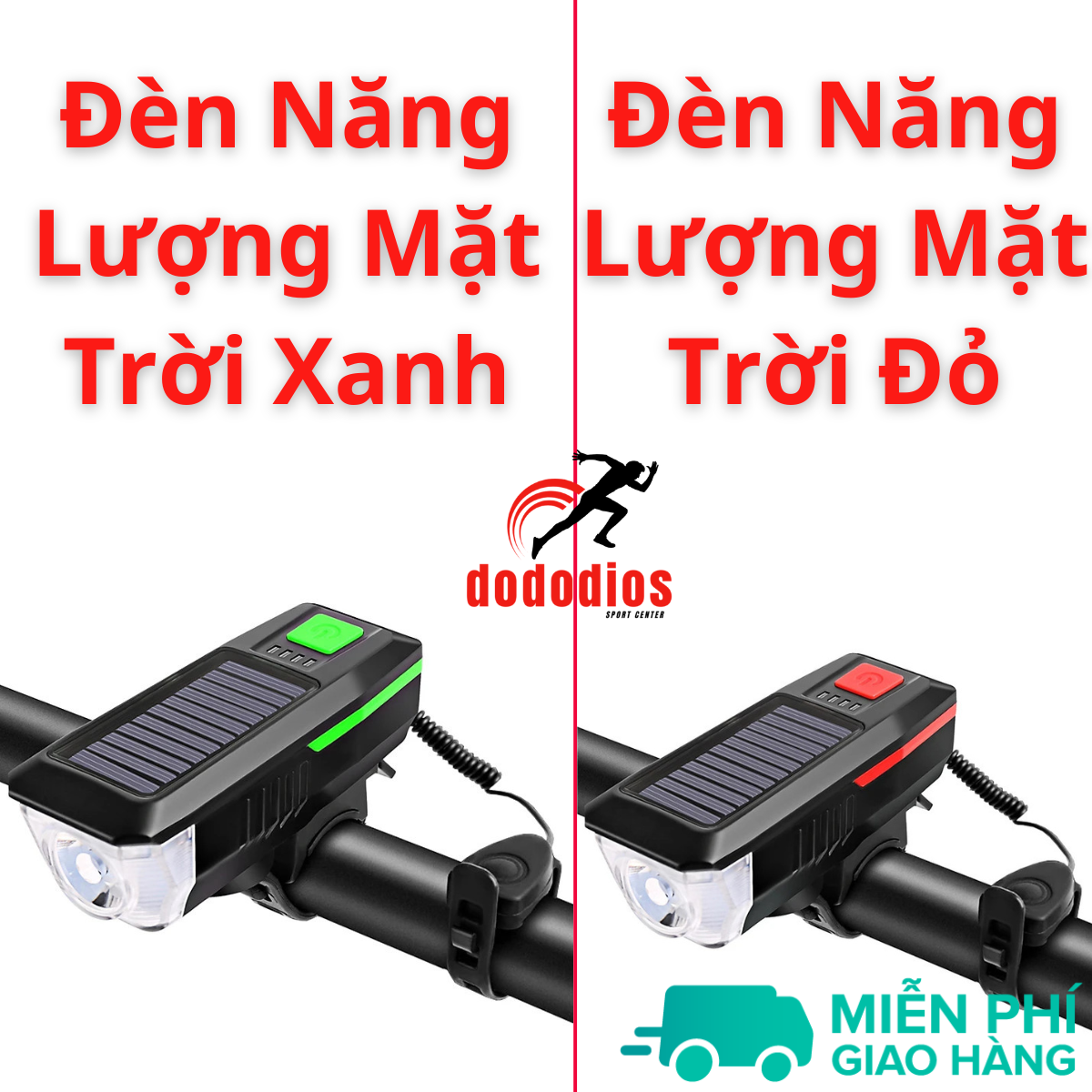 combo Đèn xe đạp thể thao siêu sáng có còi pin sạc chống nước + Đèn chiếu hậu cảnh báo TẶNG 2 ĐÈN GẮN VAN XE