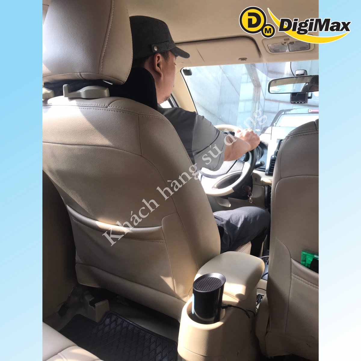 Máy diệt khuẩn 3 in 1 Digimax U-VC, Ion âm, lọc than hoạt tính, 20m2,10.000hr, nguồn USB 5V