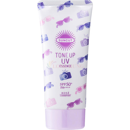 Kem chống nắng nâng tone Kosé Suncut Tone Up UV Essence Pink Flamingo SPF50+ PA++++ giúp bảo vệ da (80g) - Hàng chính hãng