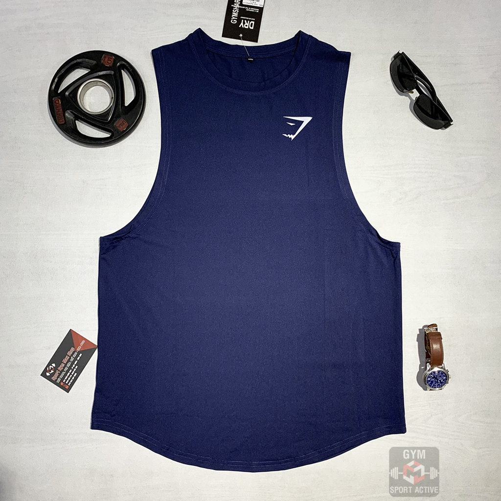 Áo tank top nam thể thao ba lỗ tập gym thoáng mát chất thun lạnh 4 chiều tank Gymshark