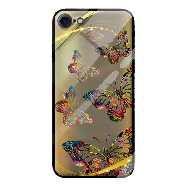 Ốp lưng kính cường lực cho iPhone 8 nền 201 - Hàng chính hãng