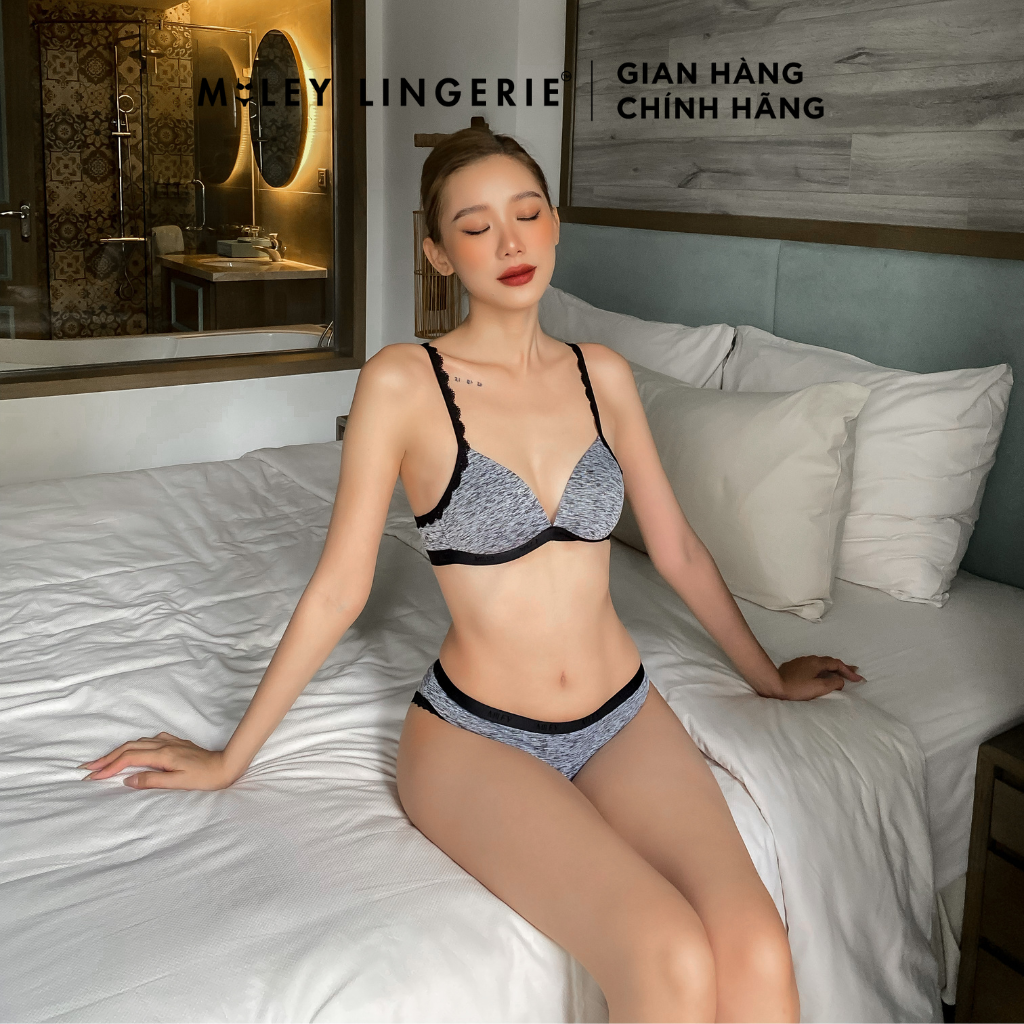 Bộ Đồ lót nữ Basic Cotton Miley Lingerie BRW06015_FWS0600