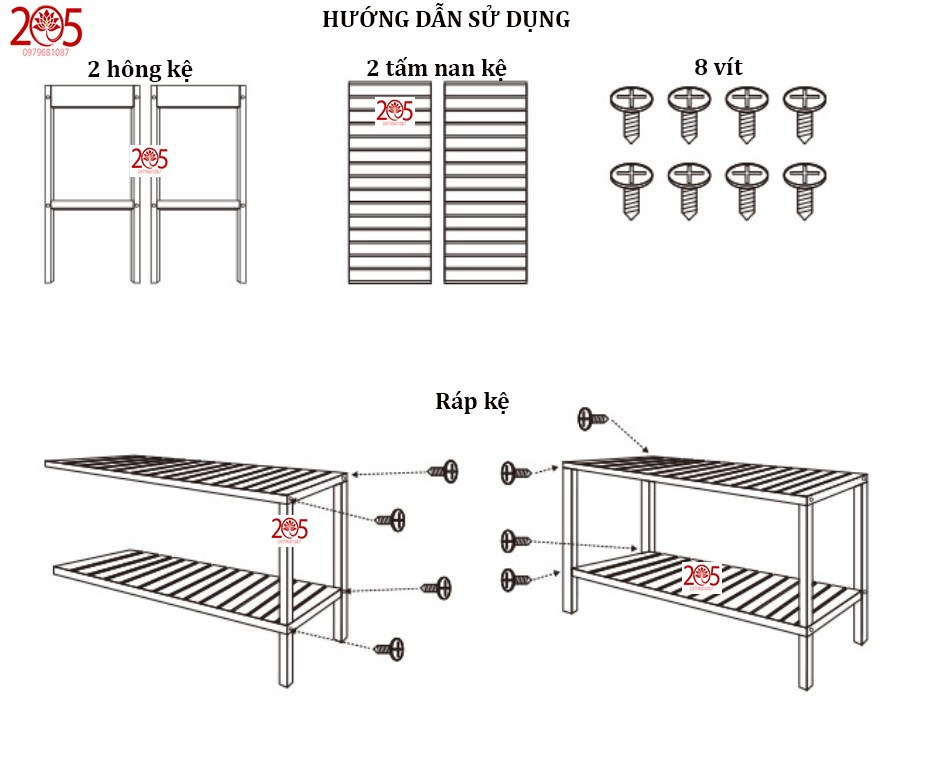 KỆ ĐỂ GIÀY DÉP GỖ THÔNG- Dài 80cm - 2T800