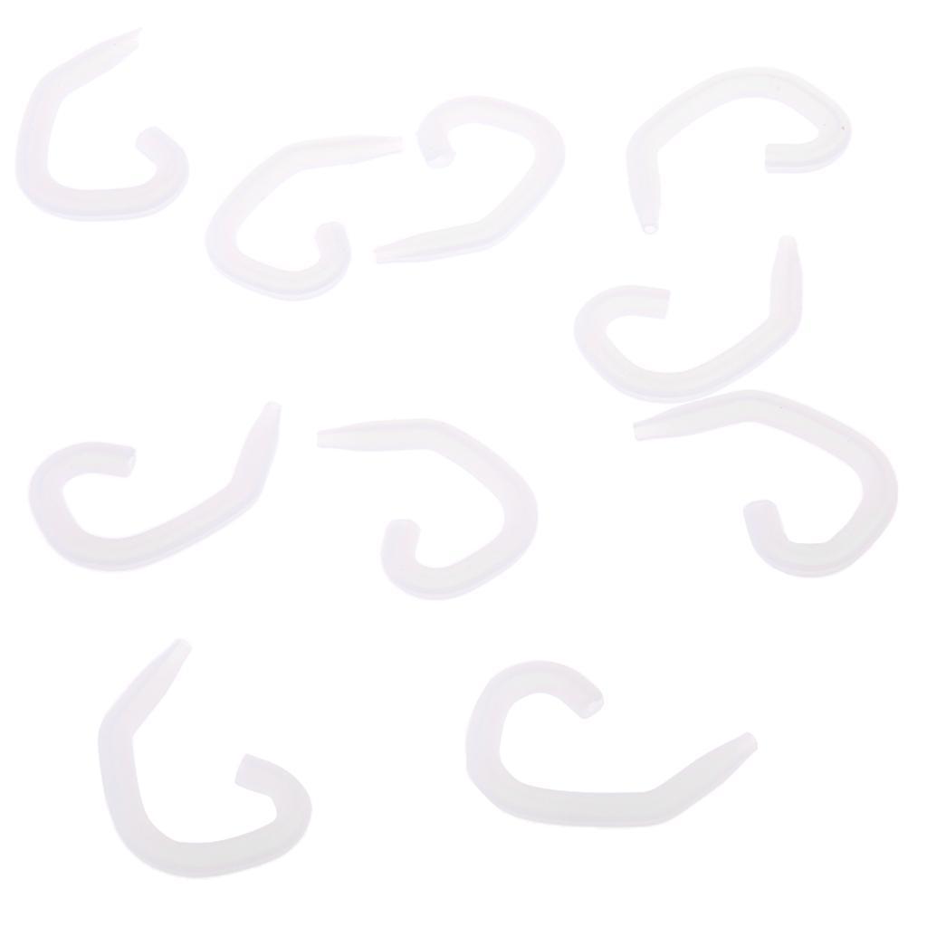 20 Pieces Soft Silicone Headset Replacement Clip Loop Ear Hook