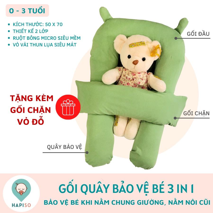 Gối Quây Nằm Chung Giường 3in1 Hapiso