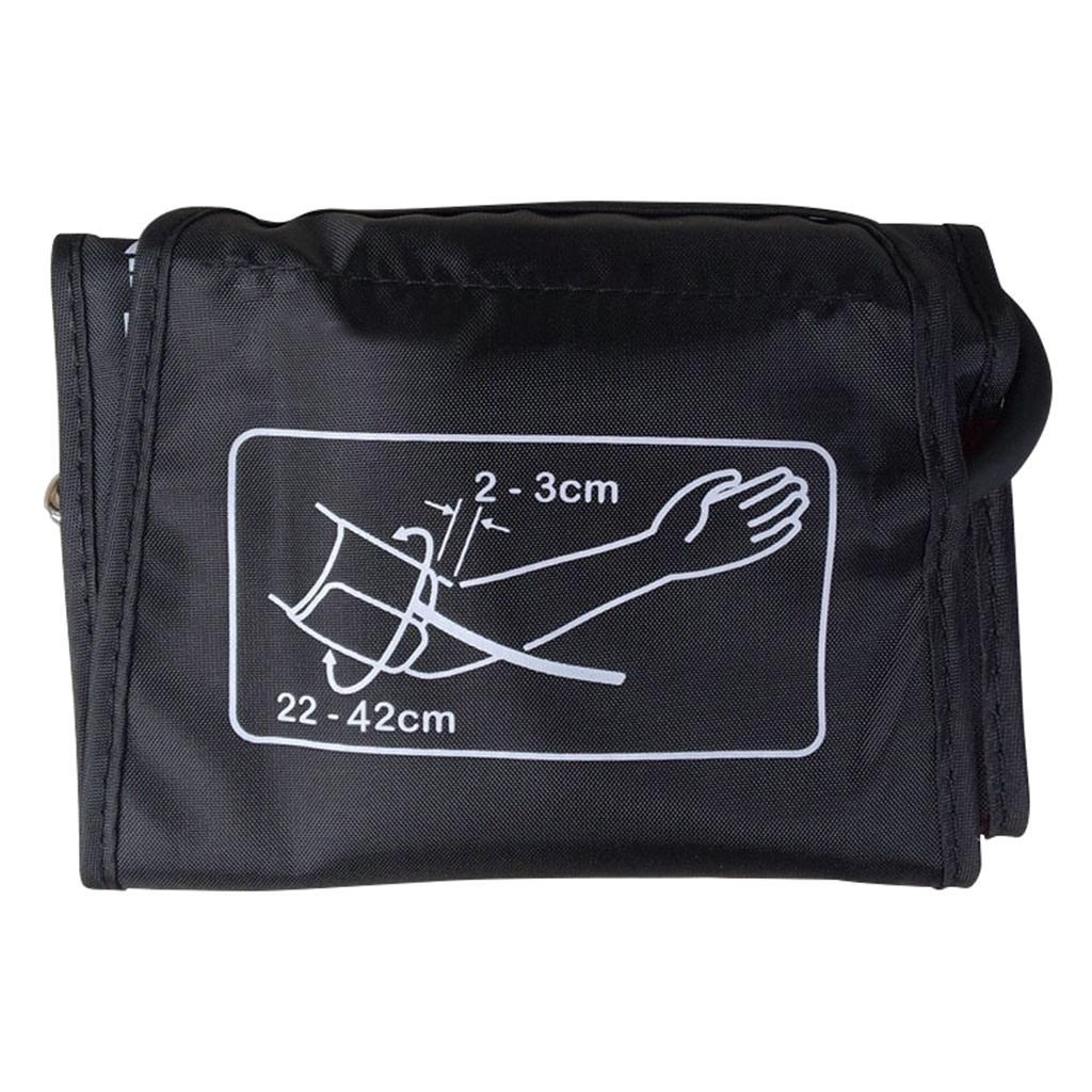 2Pcs Blood Pressure Cuff Arm Sphygmomanometer Oxford Nylon Sleeve 22-42cm