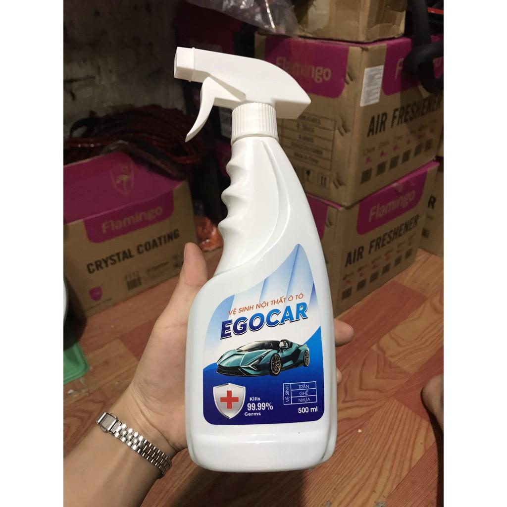 02 BÌNH DUNG DỊCH VỆ SINH NỘI THẤT Ô TÔ EGOCAR 500ML