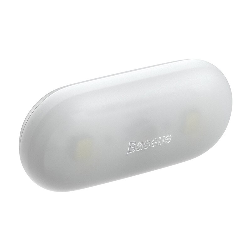 Bộ đèn cảm ứng hình con nhộng nhỏ gọn dùng trong xe ô tô, hộc tủ bàn ghế Baseus Capsule Car Interior Lights ( 2 cái/ bộ