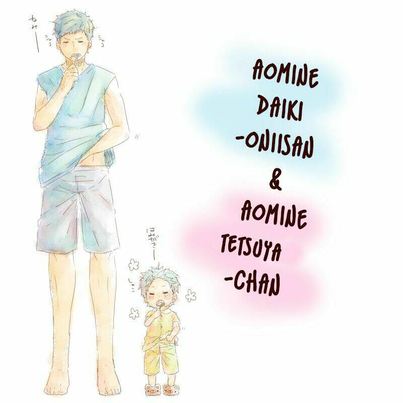 kuroko – tuyển thủ vô hình: my little brother chapter 1 2