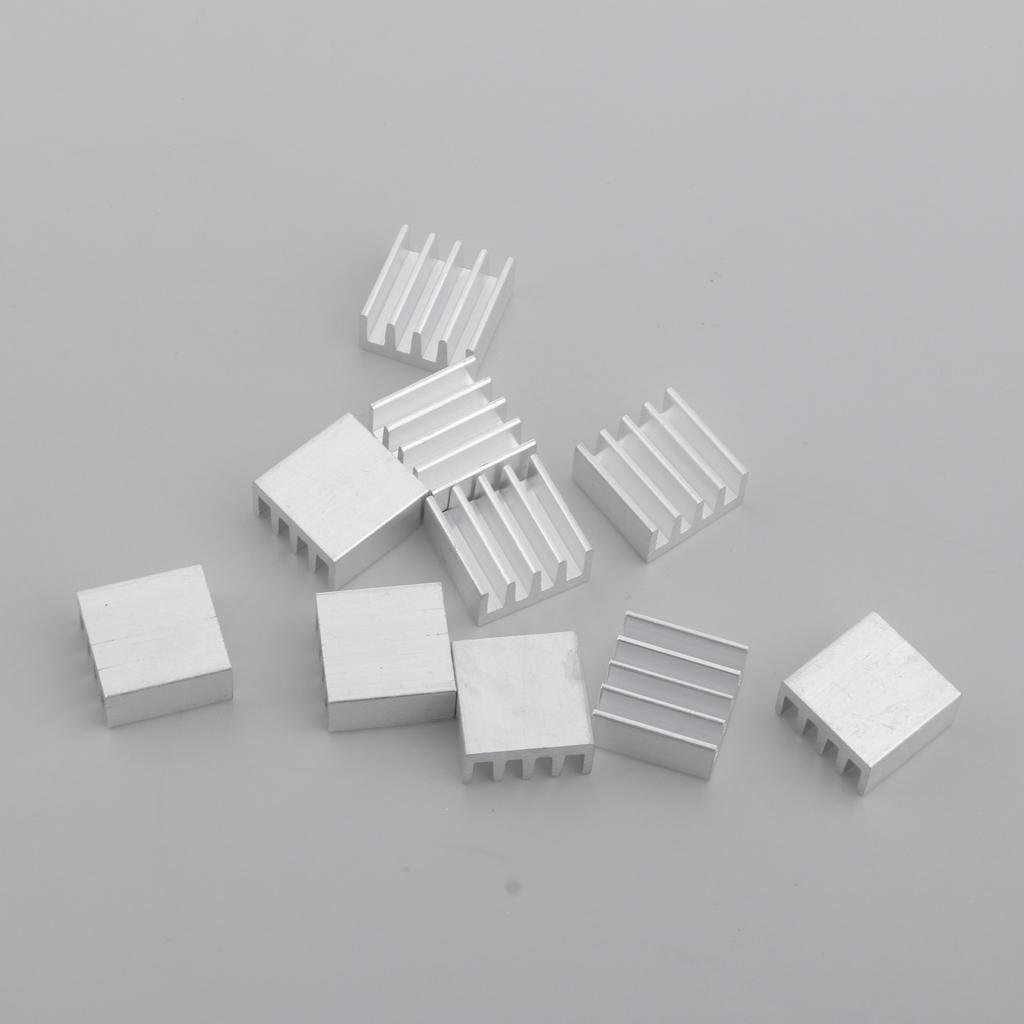 10PK Aluminum Heatsink Cooling Fin 14x14x7mm Power Source Heat Sink