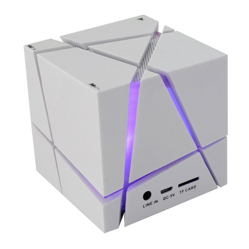 Bluetooth MP3 Player Player với FM Radio Loa lớn hỗ trợ Micro SD Card TF Color: Pink retail box