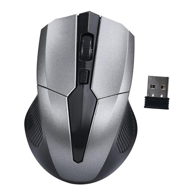 Wireless Optical Mouse, 2.4G Noiseless Mouse with USB Receiver - Portable Computer Mice for PC, Tablet, Laptop