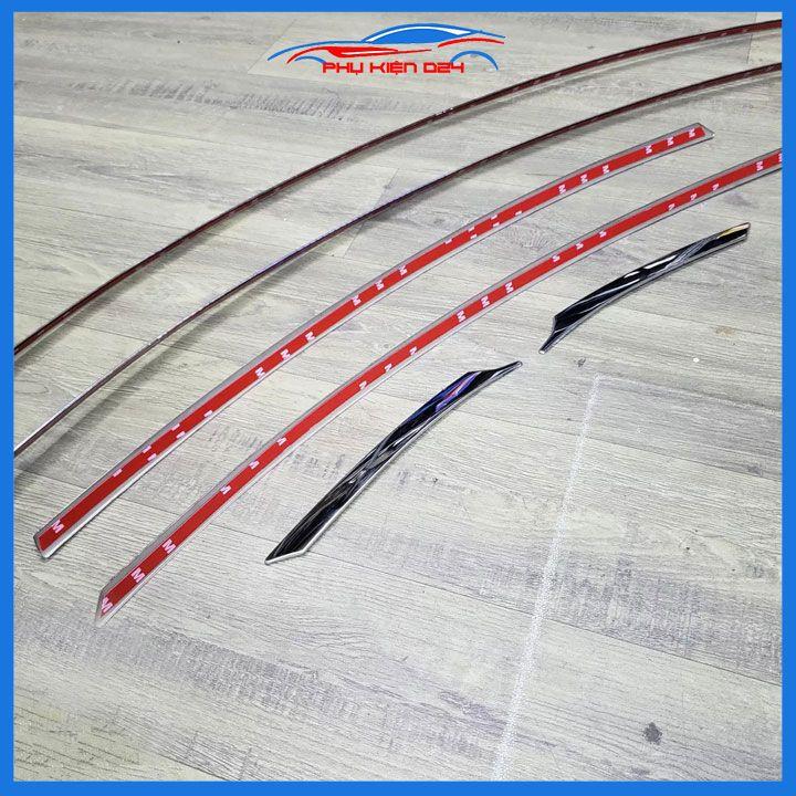 Bộ nẹp viền cong kính Inox Cho Mazda CX-30 CX30 2021-2022-2023