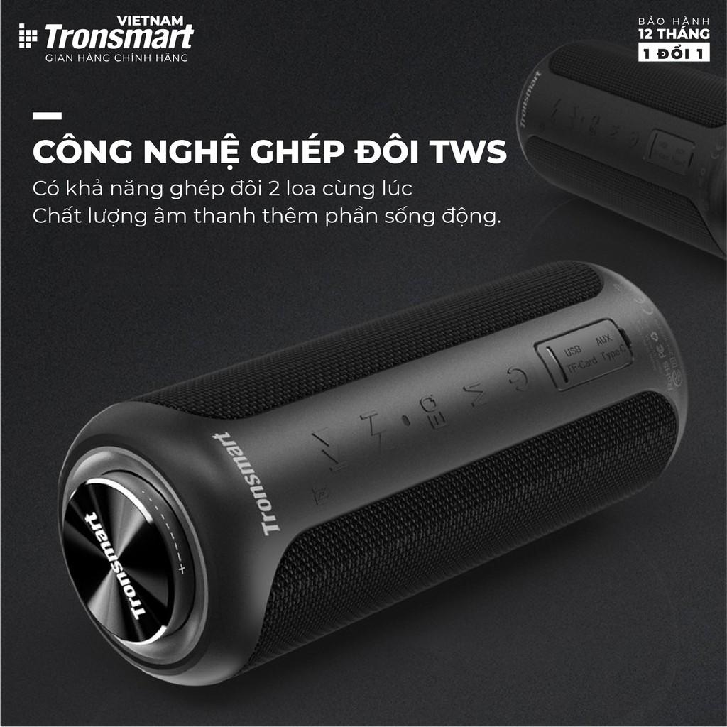 Loa Bluetooth 5.0 Tronsmart Element T6 Plus/ T6 Plus Upgraded - 360 độ - Hàng chính hãng 