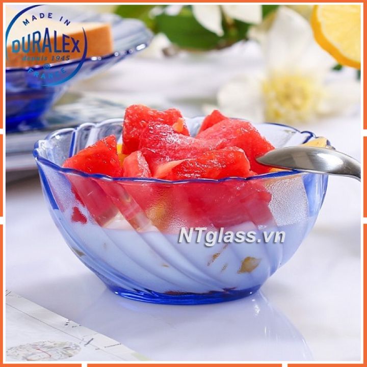 Chén Beau Rigave Xanh Biển 12 cm Thủy tinh cường lực cao cấp Pháp