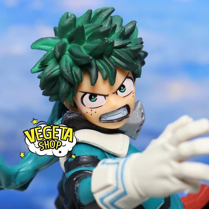 Mô hình My Hero Academia - Mô hình Học viện siêu anh hùng - Izuku Midoriya dạng chiến đấu - Deku - Cao 18cm - Full box