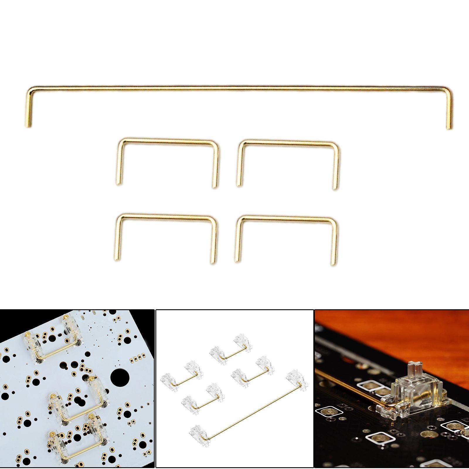 2U 6.25U Axis Steel Wire for Mechanical Keyboard 6.25U and 4x2U