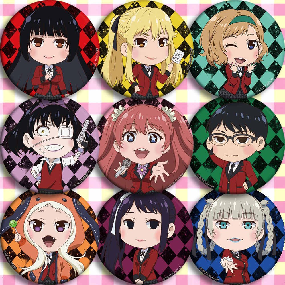Mua Bộ 6 Poster anime Kakegurui Học Viện Đỏ Đen (1) (bóc dán) - A3,A4,A5 -  Set 2,Khổ A5 không cán tại Song Sinh Manga Shop | Tiki