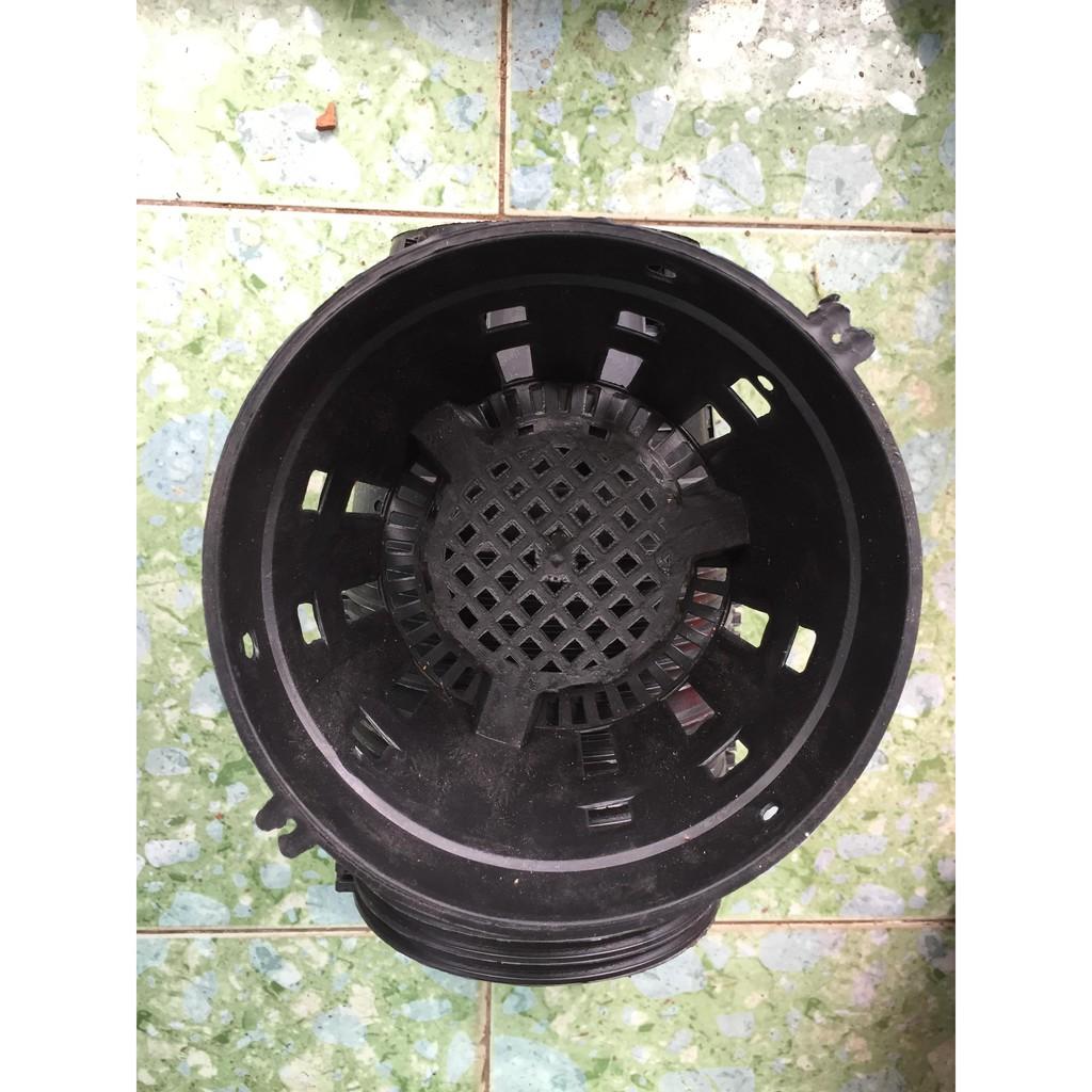 Combo 25 chậu nhựa đen Phi 16