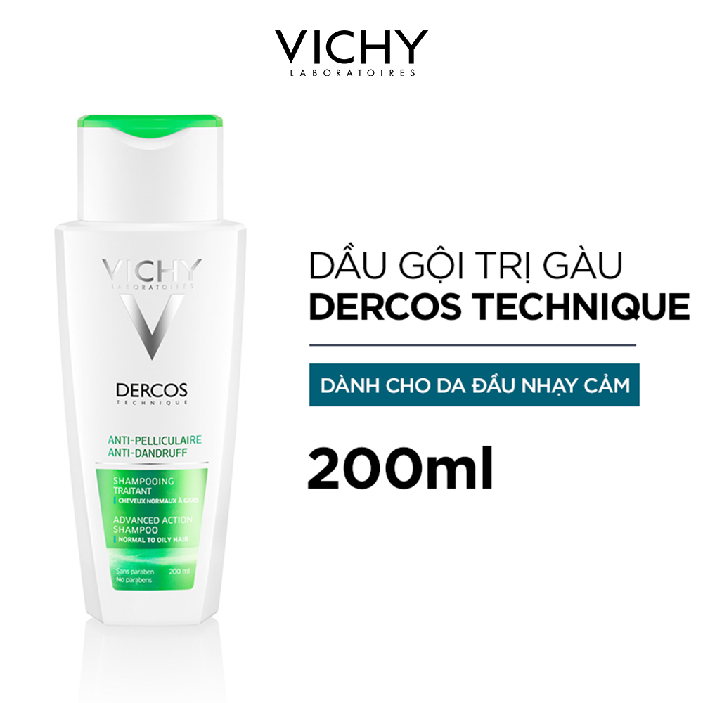 Dầu Gội Dành Cho Da Đầu Nhạy Cảm Vichy Dercos Anti - Pelliculaire Chai 200ml