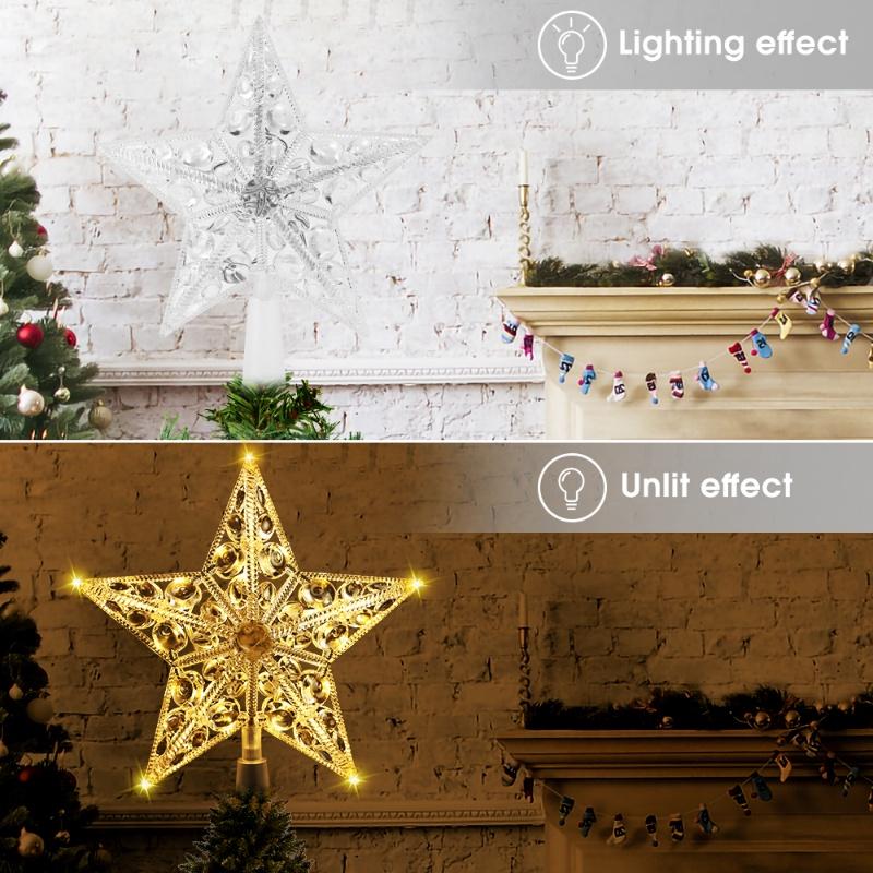 Dây Đèn LED Hình Ngôi Sao Trang Trí Giáng Sinh Năm Mới