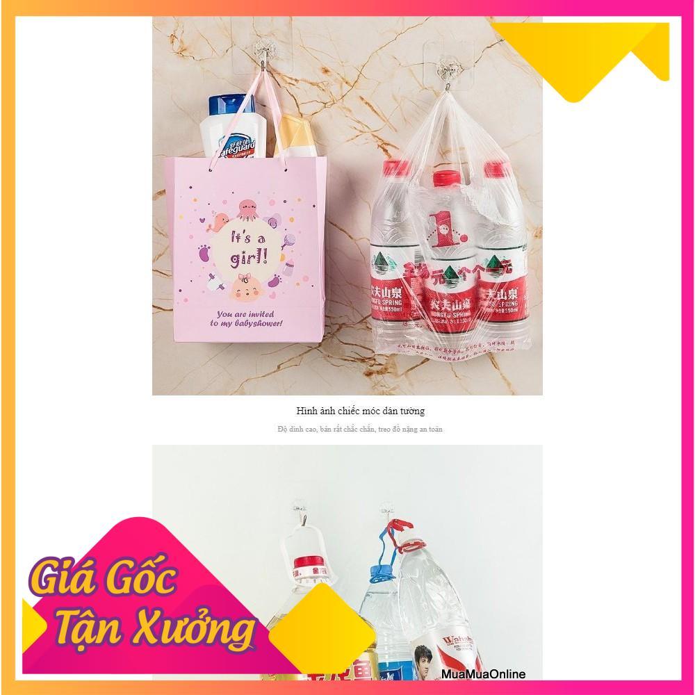 Set 5 Móc Treo Dán Tường Trong Suốt Cao Cấp TP'S